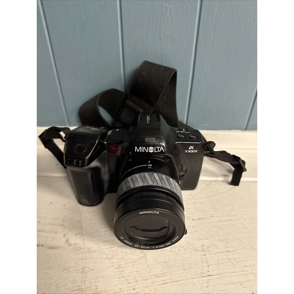 Minolta A 7700i SLR Camera W/ AF Zoom 35-105mm 3.5-4.5 Lens PARTS ONLY‎